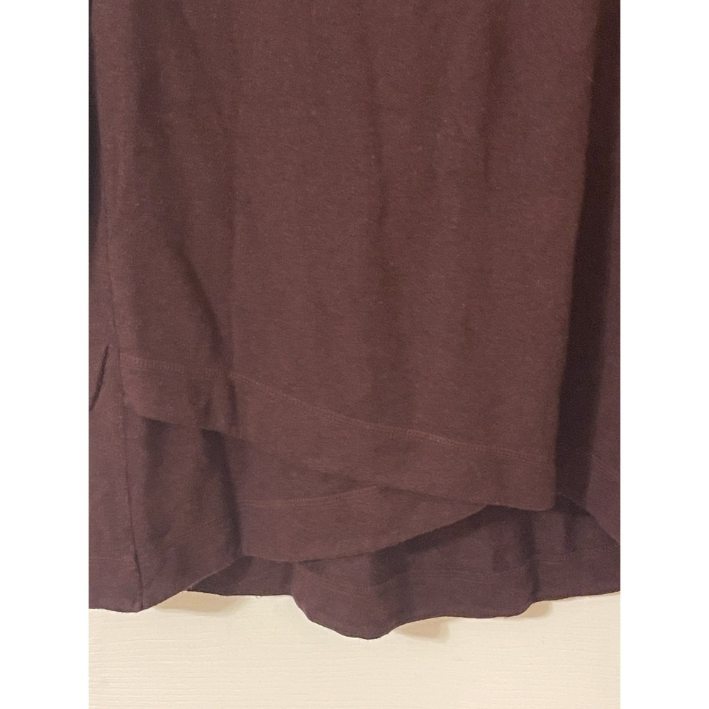 Sunday Dark Purple or Plum Long Sleeve Hoodie Size Medium